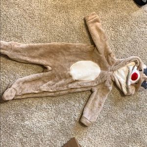 Reindeer onesie costume
